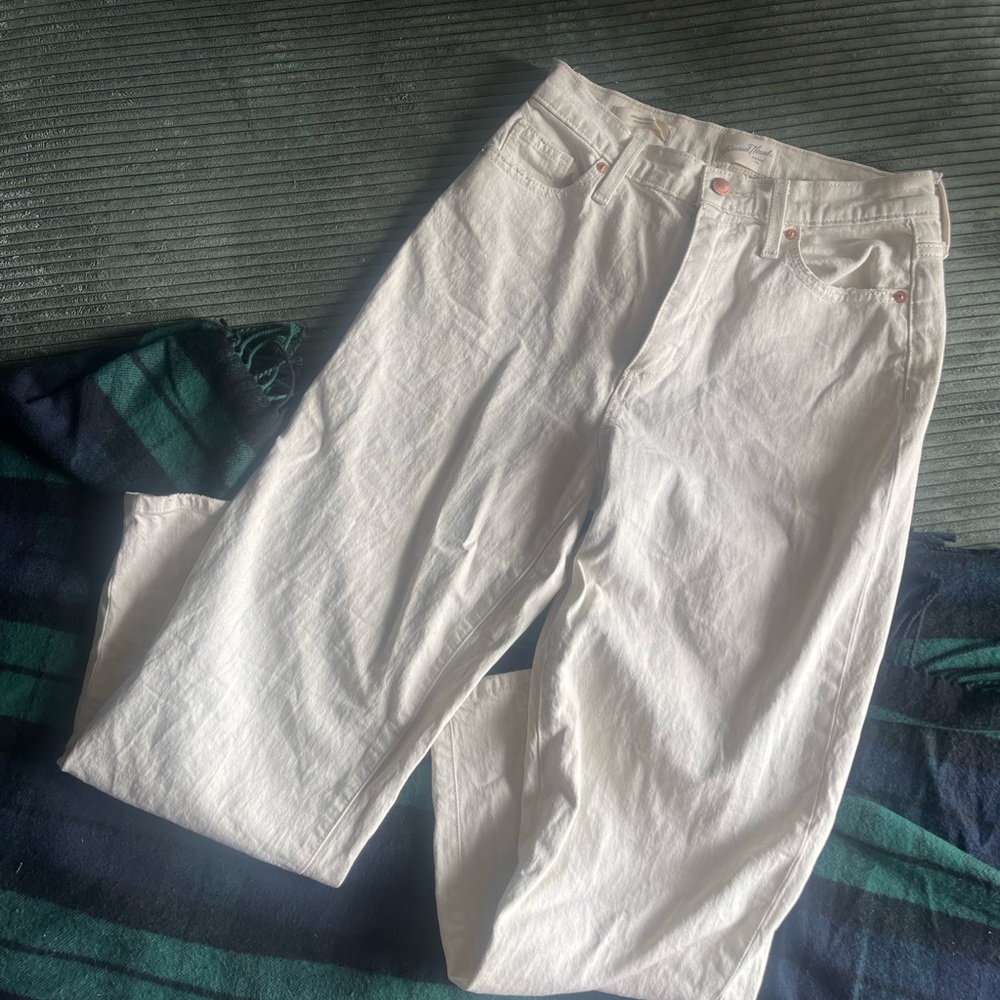 Cream jeans